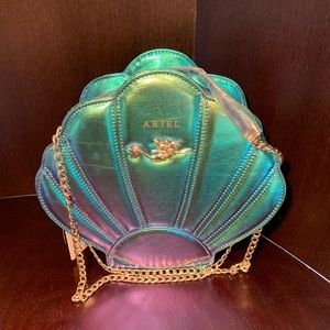 Loungefly Ariel Iridescent Seashell purse